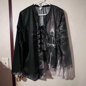 LIGHTINTHEBOX men’s t shirt Templar 1 cross graphic size m